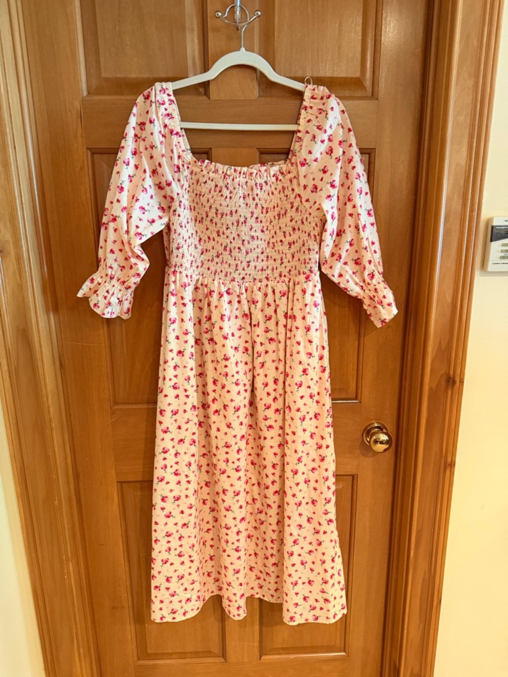 Tuckernuck Pink Floral Midi Dress